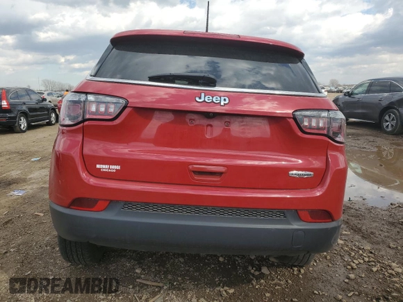 2021 Jeep Compass Latitude with VIN 3C4NJCBB0MT502048, listed as a Copart auction lot 50413735 with 30,251 mi miles and Salvage title. Bid and sale history available at DreamBid. Image 6.