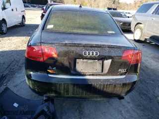 2008 Audi A4 2.0T with VIN WAUDF78E98A062976, listed as a Copart auction lot 43313105 with 0 mi miles and Clean Title. Bid and sale history available at carsss.com. Image 6.