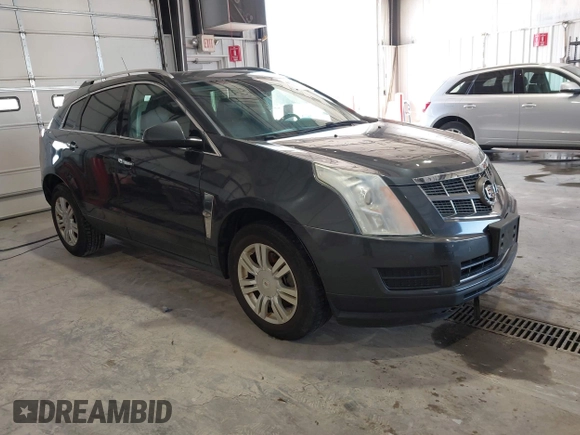2012 Cadillac SRX Luxury Collection with VIN 3GYFNDE38CS654886, listed as a IAAI auction lot 41758399 with 210,680 mi miles. Bid and sale history available at carsss.com. Image 1.