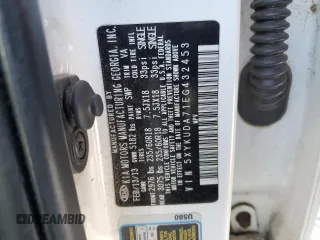 2014 Kia Sorento EX with VIN 5XYKUDA71EG432453, listed as a Copart auction lot 47379745 with 108,930 mi miles and Non Repairable. Bid and sale history available at DreamBid. Image 15.