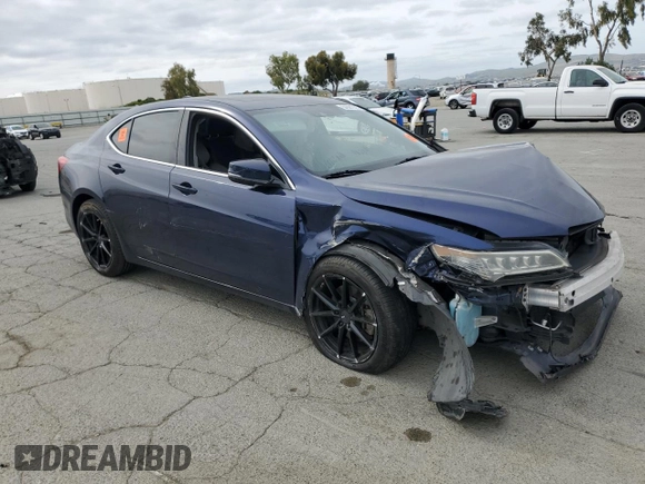 2015 Acura TLX Technology with VIN 19UUB2F51FA019378, listed as a Copart auction lot 54581335 with 91,899 mi miles and Salvage title. Bid and sale history available at DreamBid. Image 4.