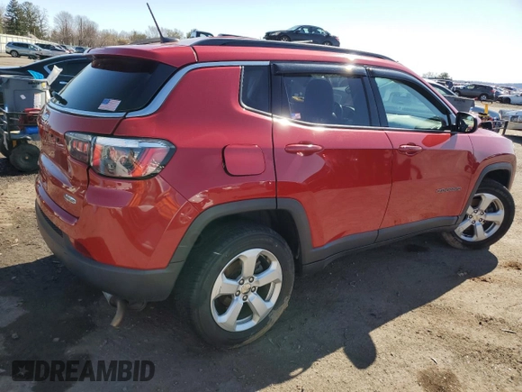 2018 Jeep Compass Latitude with VIN 3C4NJDBB3JT256453, listed as a Copart auction lot 49416085 with Not Provided miles and Salvage Title. Bid and sale history available at carsss.com. Image 3.