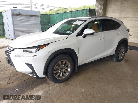 2021 Lexus NX 300 with VIN JTJDARDZ3M5023838, listed as a IAAI auction lot 42248075 with 38,511 mi miles and . Bid and sale history available at DreamBid. Image 18.