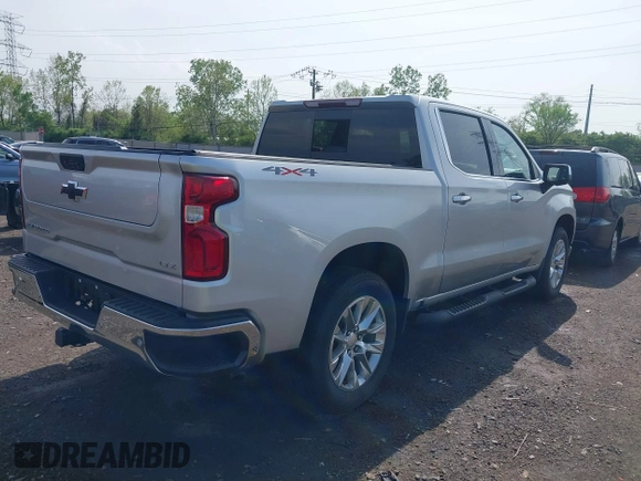 2021 Chevrolet Silverado 1500 LTZ with VIN 3GCUYGED6MG474356, listed as a IAAI auction lot 42102044 with 20,474 mi miles and . Bid and sale history available at DreamBid. Image 4.