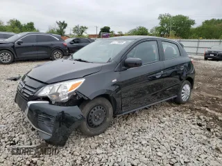 2022 Mitsubishi Mirage ES with VIN ML32AUHJ2NH005710, listed as a Copart auction lot 57779605 with 57,677 mi miles and Salvage title. Bid and sale history available at DreamBid. Image 1.