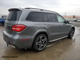 2018 Mercedes-Benz GLS with VIN 4JGDF7DE5JB031034, listed as a Copart auction lot 47099045 with 108,826 mi miles and Salvage Title. Bid and sale history available at carsss.com. Image 3.