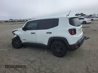 2017 Jeep Renegade Sport with VIN ZACCJAAB1HPG16988, listed as a Copart auction lot 46712195 with 109,260 mi miles and Salvage Title. Bid and sale history available at DreamBid. Image 2.