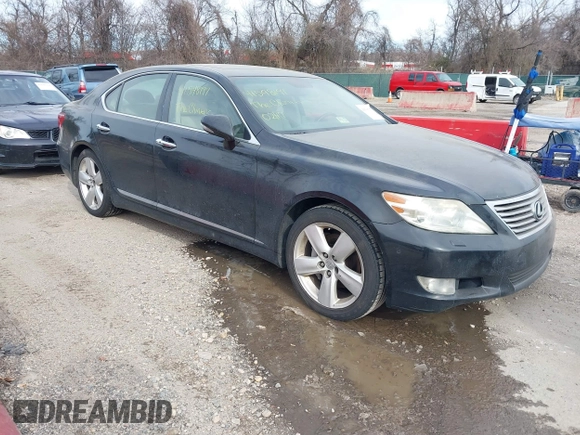 2010 Lexus LS 460 with VIN JTHBL5EF0A5091980, listed as a IAAI auction lot 41598197 with 230,278 mi miles. Bid and sale history available at carsss.com. Image 1.