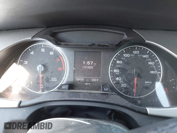 2012 Audi A4 Premium Plus с VIN WAUEFAFL3CN020680, выставлен на аукционе IAAI как лот 41385956 с пробегом 160 034 миль миль и . История ставок и продаж доступна на DreamBid. Изображение 7.