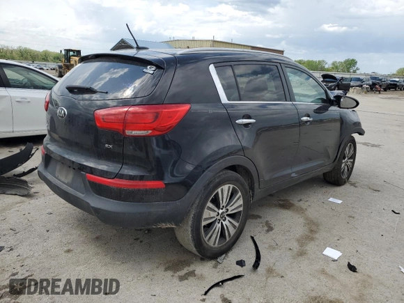 2016 Kia Sportage EX with VIN KNDPC3AC8G7860293, listed as a Copart auction lot 54138595 with 115,060 mi miles and Salvage title. Bid and sale history available at DreamBid. Image 3.