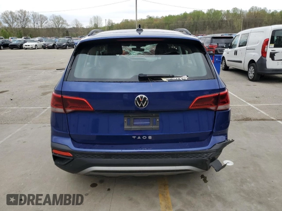 2024 Volkswagen Taos S с VIN 3VV5X7B20RM000262, выставлен на аукционе Copart как лот 52912995 с пробегом 40 116 миль миль и Списание • Salvage title. История ставок и продаж доступна на DreamBid. Изображение 6.