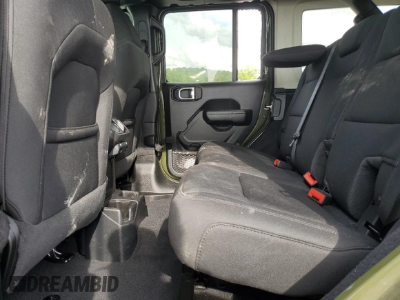 2021 Jeep Wrangler Unlimited Willys с VIN 1C4HJXDG9MW740262, выставлен на аукционе Copart как лот 54051745 с пробегом Не указан миль и Списание • Salvage title. История ставок и продаж доступна на DreamBid. Изображение 10.