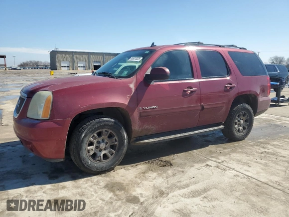 2007 GMC Yukon SLT with VIN 1GKFC13J17J122841, listed as a Copart auction lot 45637025 with Not Provided miles and Salvage Title. Bid and sale history available at carsss.com. Image 1.