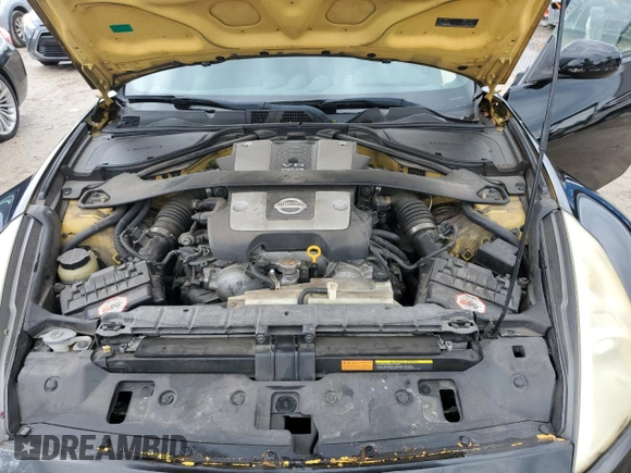 2009 Nissan 370Z Touring with VIN JN1AZ44E29M406023, listed as a Copart auction lot 73721324 with 108,072 mi miles and Salvage Title. Bid and sale history available at carsss.com. Image 11.