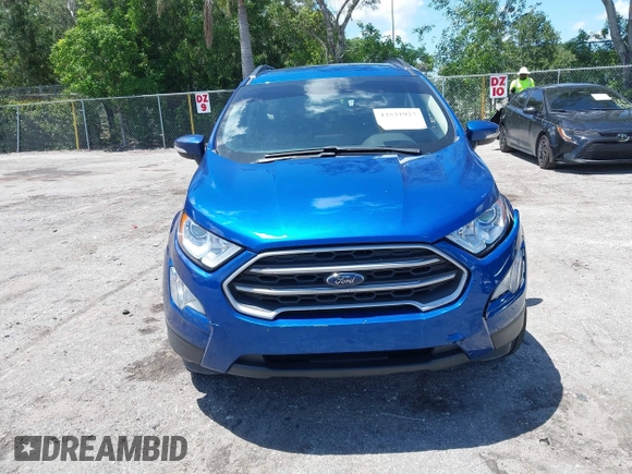 2021 Ford EcoSport SE with VIN MAJ6S3GL5MC451215, listed as a IAAI auction lot 42531927 with 50,985 mi miles and . Bid and sale history available at DreamBid. Image 12.