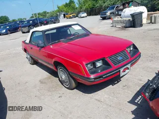 1983 Ford Mustang with VIN 1FABP2737DF133461, listed as a IAAI auction lot 42542538 with 84,395 mi miles and . Bid and sale history available at DreamBid. Image 1.