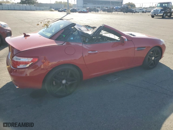 2014 Mercedes-Benz SLK-Class SLK 250 with VIN WDDPK4HA9EF082432, listed as a Copart auction lot 76993864 with 109,831 mi miles and Salvage Title. Bid and sale history available at carsss.com. Image 3.
