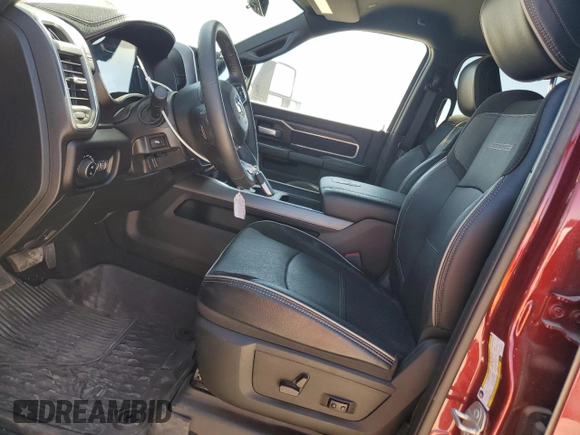 2024 Ram 2500 Laramie with VIN 3C6UR5FL9RG162974, listed as a Copart auction lot 50081095 with 8,776 mi miles and Salvage title. Bid and sale history available at DreamBid. Image 7.
