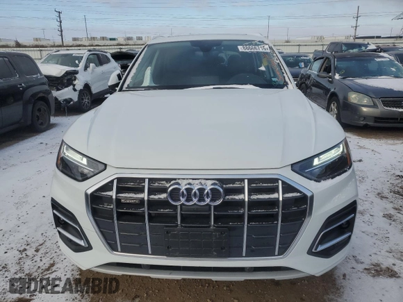 2023 Audi Q5 Premium Plus with VIN WA1BBAFY2P2093652, listed as a Copart auction lot 88666715 with 9,990 mi miles and Salvage title. Bid and sale history available at DreamBid. Image 5.