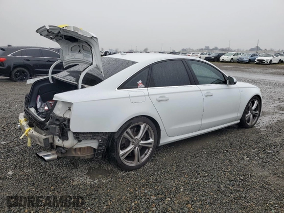 2013 Audi S6 Prestige with VIN WAUJ2BFC7DN025169, listed as a Copart auction lot 43201975 with 112,821 mi miles and Salvage Title. Bid and sale history available at carsss.com. Image 3.