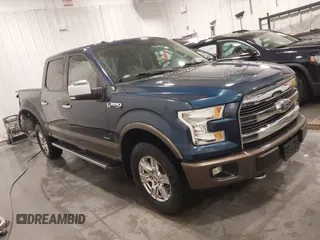 2017 Ford F-150 XL with VIN 1FTEW1EG3HKD24740, listed as a IAAI auction lot 41497287 with 95,840 mi miles. Bid and sale history available at carsss.com. Image 1.