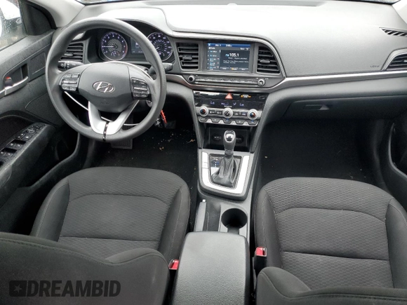 2020 Hyundai Elantra SEL with VIN 5NPD84LF1LH627251, listed as a Copart auction lot 55524685 with 86,266 mi miles and Salvage title. Bid and sale history available at DreamBid. Image 8.