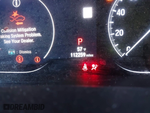 2019 Honda Accord Sedan Sport 1.5T with VIN 1HGCV1F34KA051781, listed as a IAAI auction lot 41829995 with 112,259 mi miles. Bid and sale history available at carsss.com. Image 16.