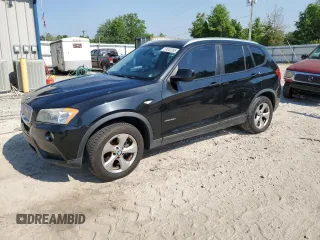 2012 BMW X3 28i with VIN 5UXWX5C53CL727323, listed as a Copart auction lot 53042285 with 198,070 mi miles and Salvage Title. Bid and sale history available at DreamBid. Image 1.
