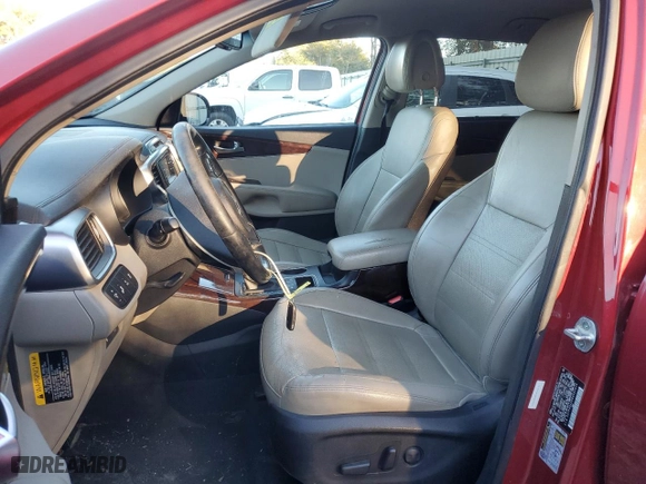 2016 Kia Sorento EX with VIN 5XYPH4A56GG052424, listed as a Copart auction lot 87859875 with 127,190 mi miles and Salvage Title. Bid and sale history available at carsss.com. Image 7.