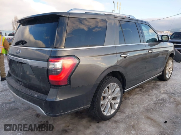 2018 Ford Expedition Platinum with VIN 1FMJU1MT6JEA54048, listed as a IAAI auction lot 41316670 with 65,496 mi miles. Bid and sale history available at carsss.com. Image 4.