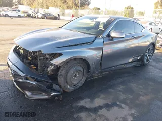 2017 Infiniti Q60 2.0t Premium with VIN JN1CV7EK8HM111114, listed as a IAAI auction lot 41323754 with 95,683 mi miles. Bid and sale history available at carsss.com. Image 18.