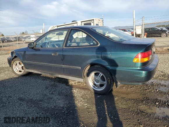 1998 Honda Civic DX with VIN 1HGEJ6221WL116188, listed as a Copart auction lot 47105105 with 50,017 mi miles and Salvage Title. Bid and sale history available at DreamBid. Image 2.