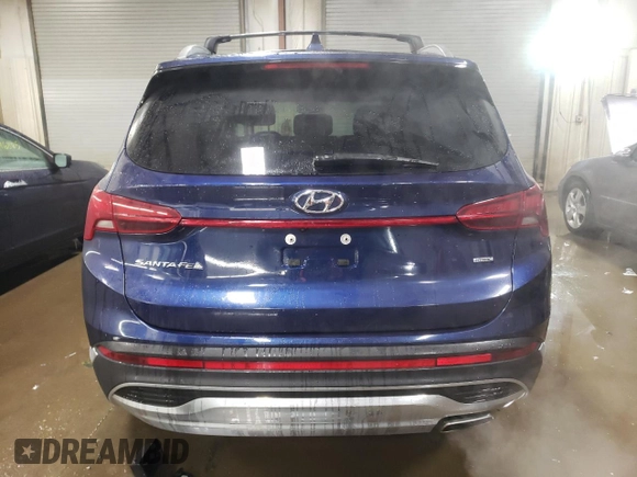 2022 Hyundai Santa Fe XRT with VIN 5NMS6DAJ8NH401602, listed as a Copart auction lot 43572275 with 44,982 mi miles and Salvage Title. Bid and sale history available at carsss.com. Image 6.