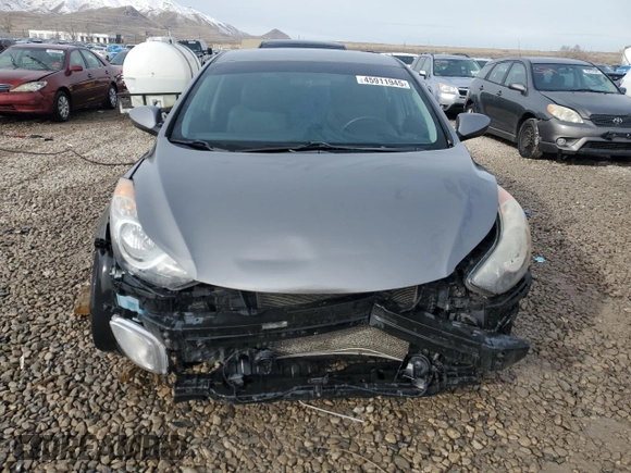 2013 Hyundai Elantra Limited with VIN 5NPDH4AE7DH449924, listed as a Copart auction lot 45911945 with 108,559 mi miles and Salvage Title. Bid and sale history available at DreamBid. Image 5.