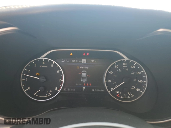2023 Nissan Maxima SV with VIN 1N4AA6CV4PC510314, listed as a Copart auction lot 61914045 with 50,121 mi miles and Salvage title. Bid and sale history available at DreamBid. Image 9.