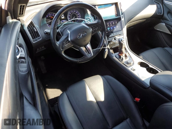 2017 Infiniti Q60 Premium with VIN JN1CV7EK6HM110835, listed as a Copart auction lot 89210655 with 136,532 mi miles and Clean Title. Bid and sale history available at DreamBid. Image 8.