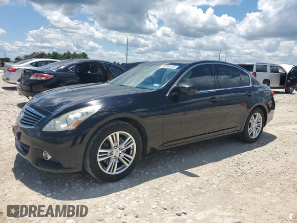 2011 Infiniti G25 Journey z VIN JN1DV6AP5BM831297, wystawiony jako Copart lot #55356125 z przebiegiem 241 663 mil mil oraz Czysty tytuł • Clean title. Historia ofert i sprzedaży dostępna na DreamBid. Obrazek 1.
