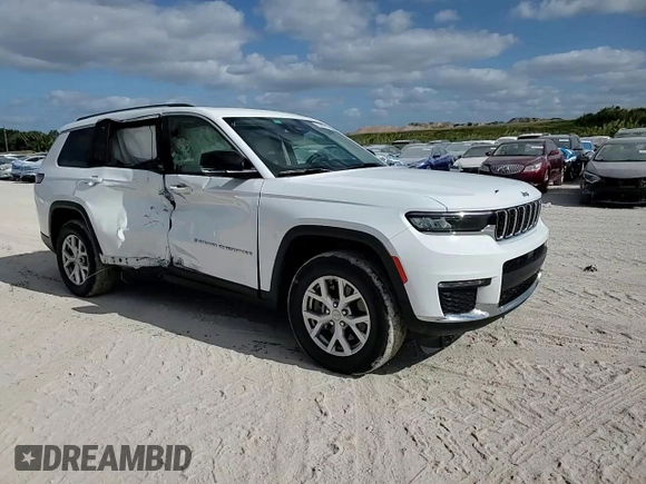 2022 Jeep Grand Cherokee Limited with VIN 1C4RJKBG9N8629808, listed as a Copart auction lot 55282215 with 31,276 mi miles and Salvage title. Bid and sale history available at DreamBid. Image 14.