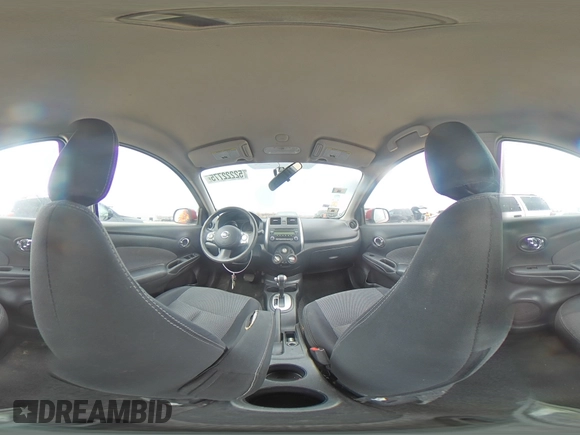 2014 Nissan Versa SV with VIN 3N1CN7APXEL839458, listed as a Copart auction lot 52222775 with 115,971 mi miles and Salvage Title. Bid and sale history available at DreamBid. Image 14.