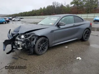 2016 BMW M2 with VIN WBS1H9C57GV785969, listed as a Copart auction lot 81995033 with 53,184 mi miles. Bid and sale history available at carsss.com. Image 1.