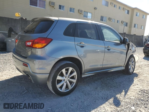 2012 Mitsubishi Outlander Sport SE with VIN JA4AP4AU5CZ010946, listed as a Copart auction lot 48613745 with 92,556 mi miles and Salvage Title. Bid and sale history available at carsss.com. Image 3.