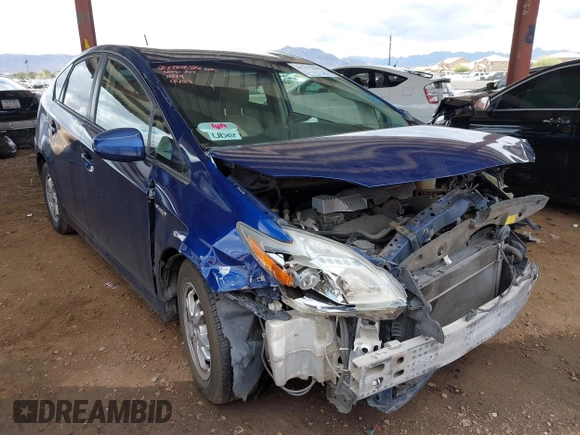 2011 Toyota Prius I with VIN JTDKN3DU6B1359407, listed as a IAAI auction lot 41777420 with 422,569 mi miles. Bid and sale history available at carsss.com. Image 1.