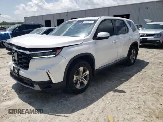 2023 Honda Pilot EX-L with VIN 5FNYG2H44PB012861, listed as a Copart auction lot 59930295 with 28,001 mi miles and Salvage title. Bid and sale history available at DreamBid. Image 1.