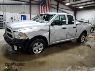 2018 Ram 1500 Express with VIN 1C6RR7FG9JS151085, listed as a Copart auction lot 52204665 with 119,682 mi miles and Salvage Title. Bid and sale history available at carsss.com. Image 1.
