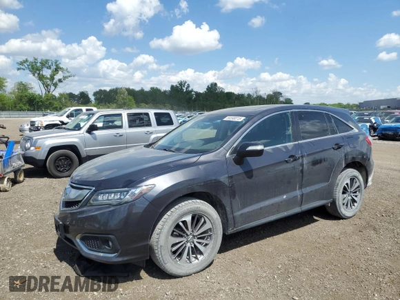 2016 Acura RDX Advance with VIN 5J8TB4H79GL003232, listed as a Copart auction lot 55590015 with 69,385 mi miles and Salvage title. Bid and sale history available at DreamBid. Image 1.