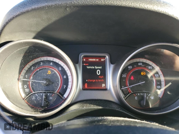 2018 Dodge Journey Crossroad with VIN 3C4PDDGG0JT265759, listed as a Copart auction lot 46320145 with 106,456 mi miles and Salvage Title. Bid and sale history available at carsss.com. Image 9.