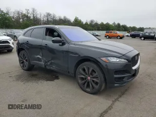 2019 Jaguar F-Pace 30t Portfolio z VIN SADCN2GX7KA365936, wystawiony jako Copart lot #58727155 z przebiegiem 71 697 mil mil oraz Szkoda całkowita • Salvage title. Historia ofert i sprzedaży dostępna na DreamBid. Obrazek 4.