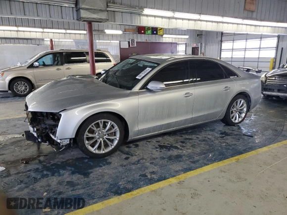 2011 Audi A8 с VIN WAUAVAFD2BN024177, выставлен на аукционе Copart как лот 88783655 с пробегом 130 086 миль миль и Списание • Salvage title. История ставок и продаж доступна на DreamBid. Изображение 1.