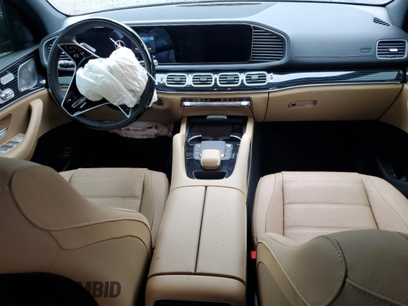 2024 Mercedes-Benz GLE 350 with VIN 4JGFB4FB4RB096975, listed as a Copart auction lot 58155465 with 28,359 mi miles and Salvage title. Bid and sale history available at DreamBid. Image 8.
