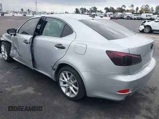 2012 Lexus IS 250 with VIN JTHCF5C22C5055027, listed as a IAAI auction lot 41465580 with 167,686 mi miles and . Bid and sale history available at DreamBid. Image 3.